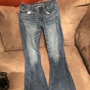 American eagle silver an hollister jeans
